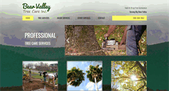 Desktop Screenshot of bearvalleytreecareinc.com
